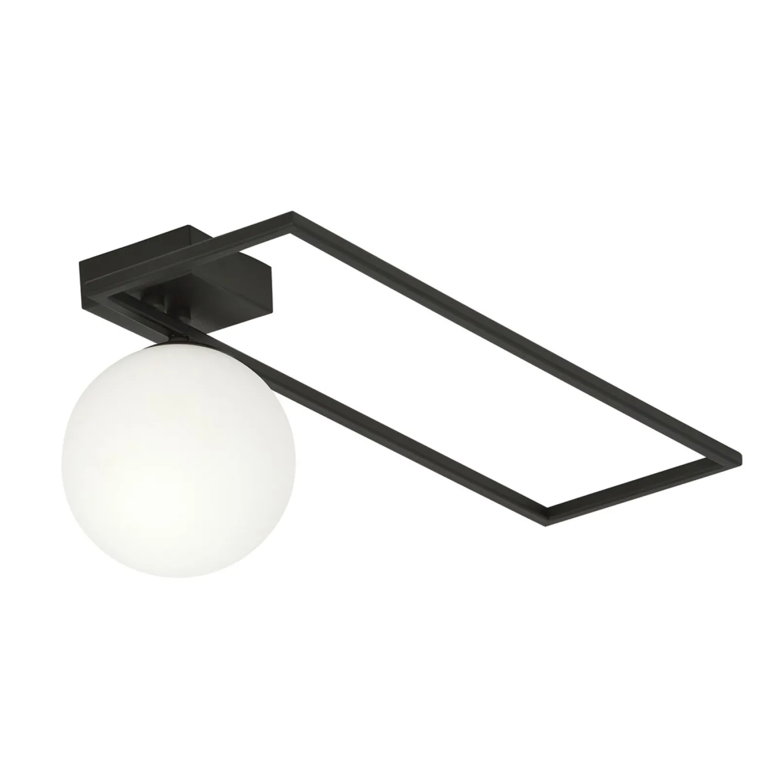 Sklep Kaja Geometryczna lampa sufitowa z białym kloszem 1130/1B IMAGO | Kaja* Plafony Nowoczesne