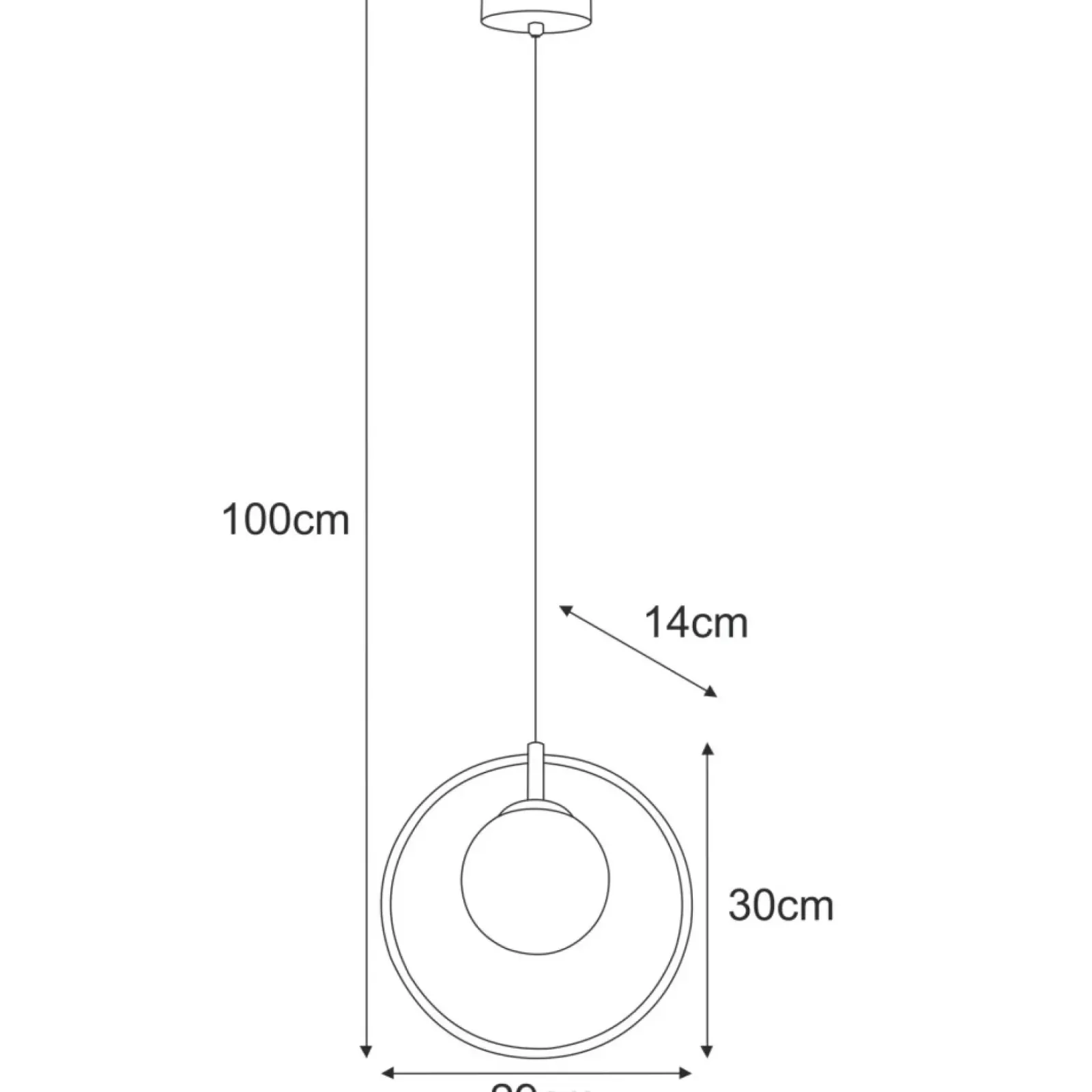 Sklep Kaja Geometryczna lampa wisząca z pojedynczym kloszem K-3835 z serii NEO Shop