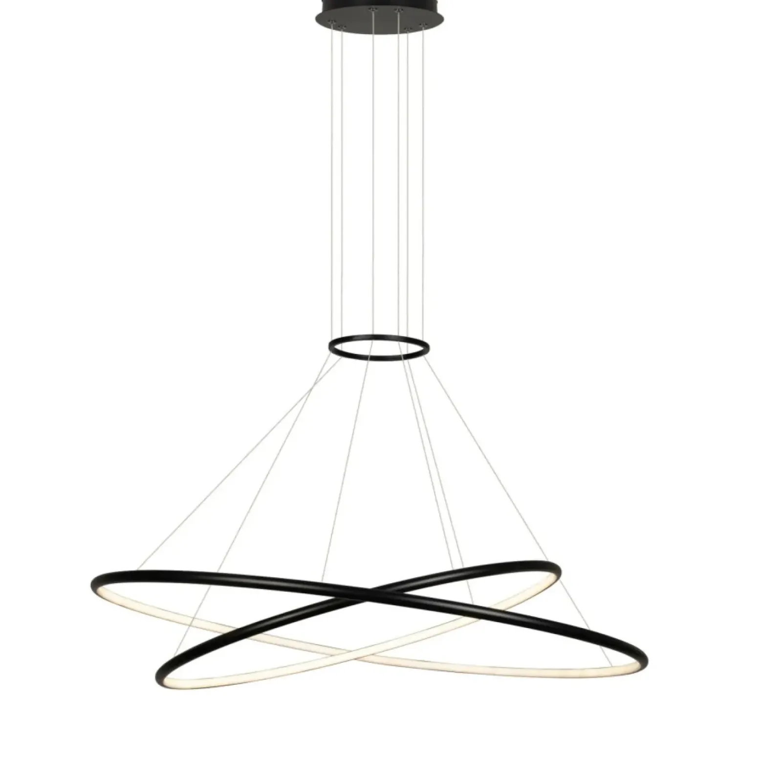 Sklep Kaja Geometryczna lampa wisząca LED LP-940/2P 4BK HALIFAX | Kaja Clearance