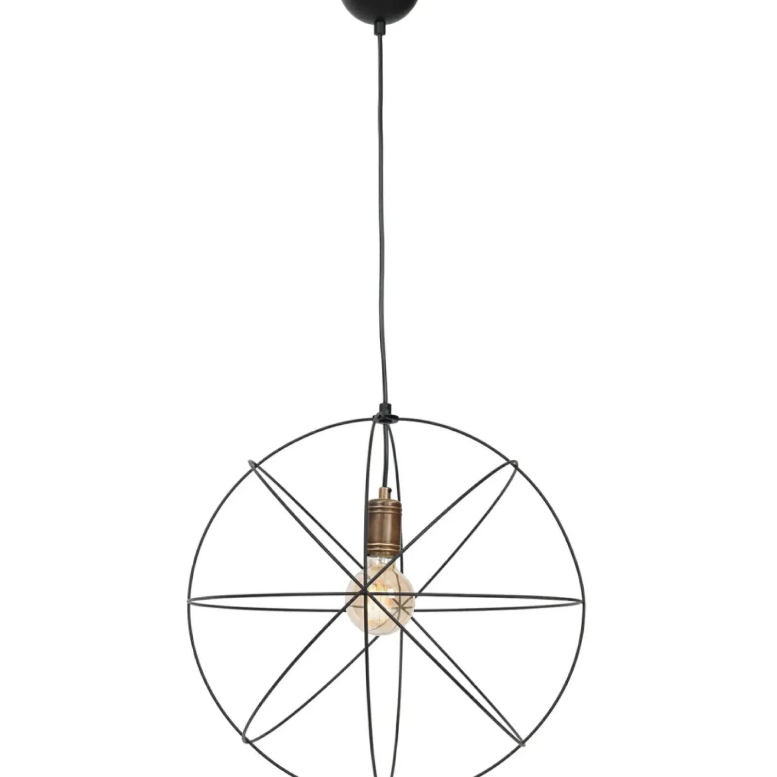 Sklep Kaja Geometryczna lampa wisząca z drutu LX 955 GERID | Kaja Oświetlenie Discount