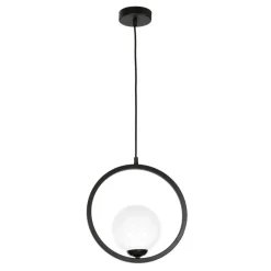 Sklep Kaja Geometryczna lampa wisząca z białym kloszem MLP5593 BOSTON | Kaja Best Sale
