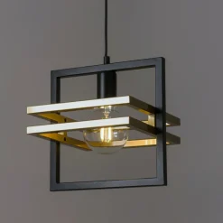Sklep Kaja Geometryczna lampa wisząca do jadalni SIG 32386 z serii MERCI CZ/ZŁ Best