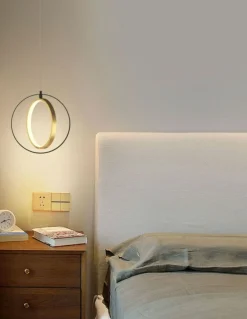 Sklep Kaja Geometryczna lampa wisząca LED do sypialni WF 6134-0110 VALLA | Kaja Clearance