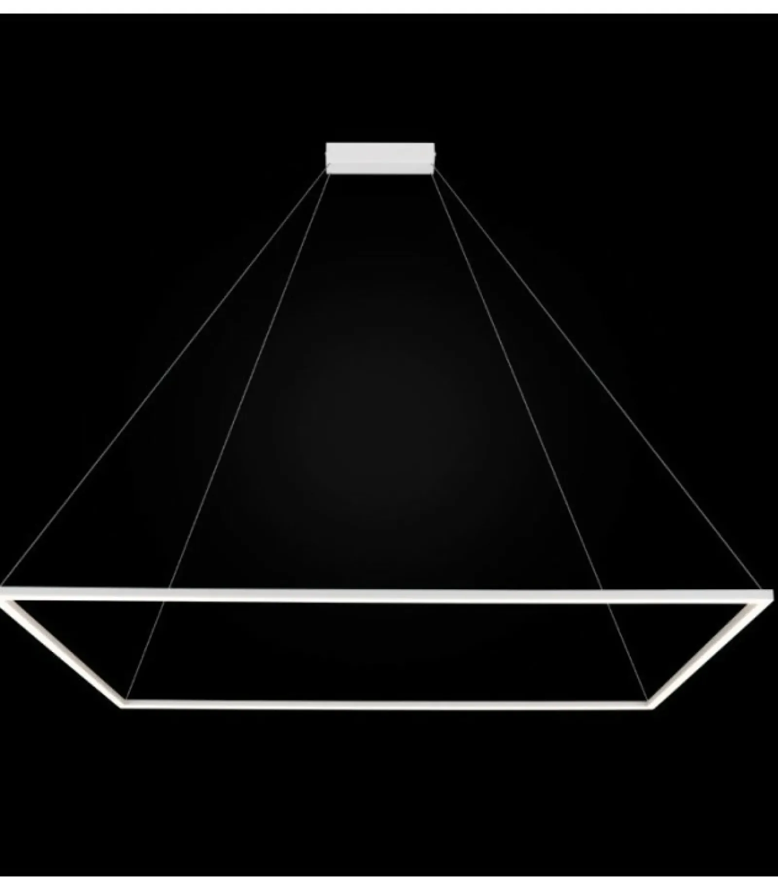 Sklep Kaja Geometryczna, ledowa lampa wisząca ramka 67027 AKIRA | Kaja Best