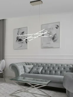Sklep Kaja Geometryczna, ledowa lampa wisząca A0033-320 KSEROS | Kaja Oświetlenie Store