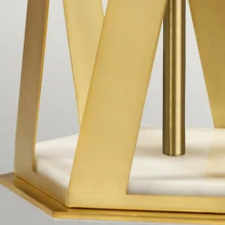 Sklep Kaja Geometryczna, złota lampa stołowa APOLLO-TL z serii APOLLO* Lampki Stołowe Z Abażurem|Tradycyjne Lampki Stołowe