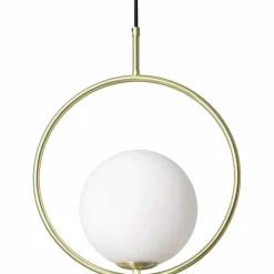 Sklep Kaja Geometryczna, złota lampa z kloszem ABR-KGR-E27 MILANO | Kaja złoty Clearance