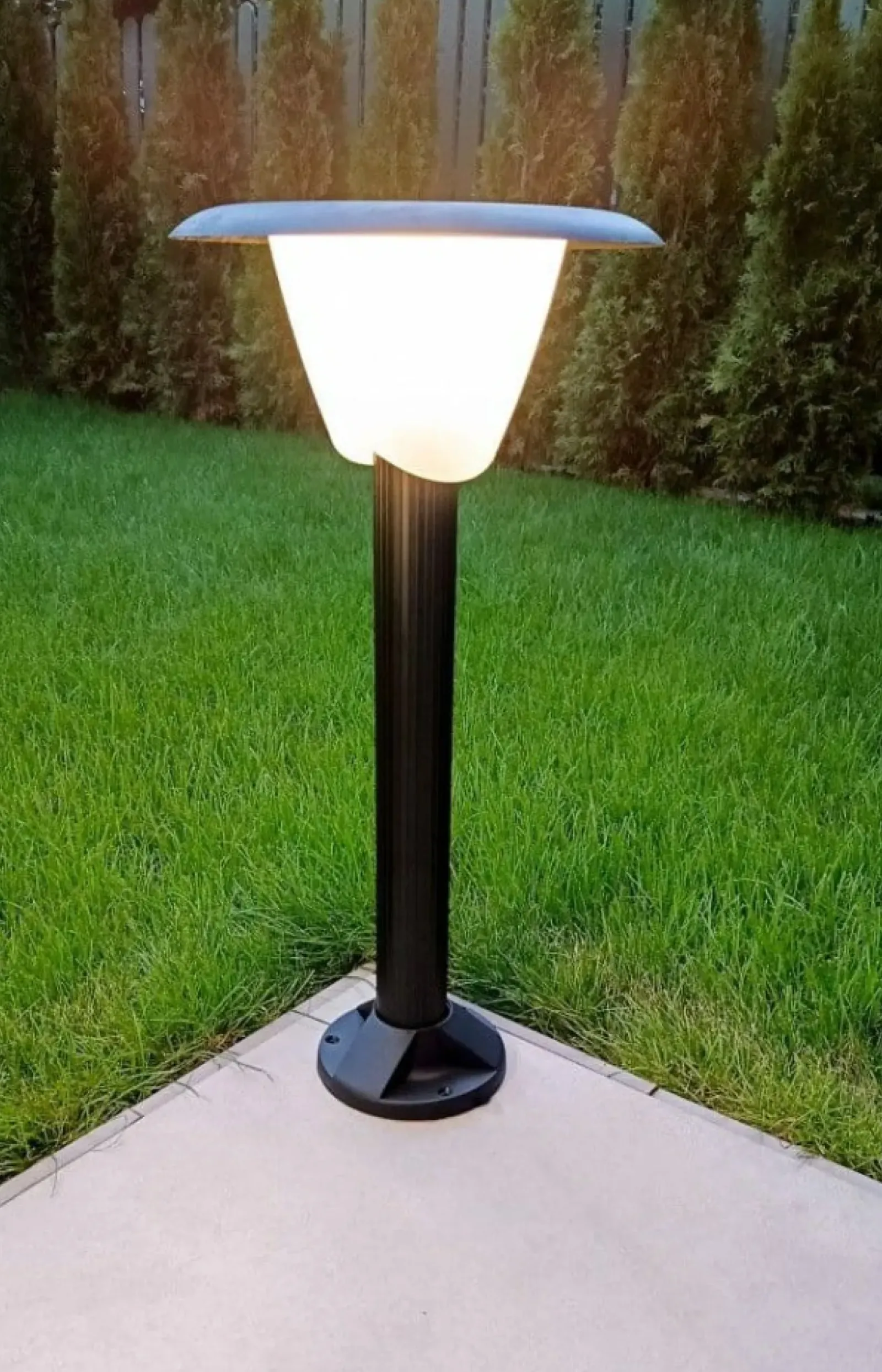 Sklep Kaja Głowica do montażu na słupach Φ55mm 1083-101N z serii BIANCA* Lampy Ogrodowe Stojące