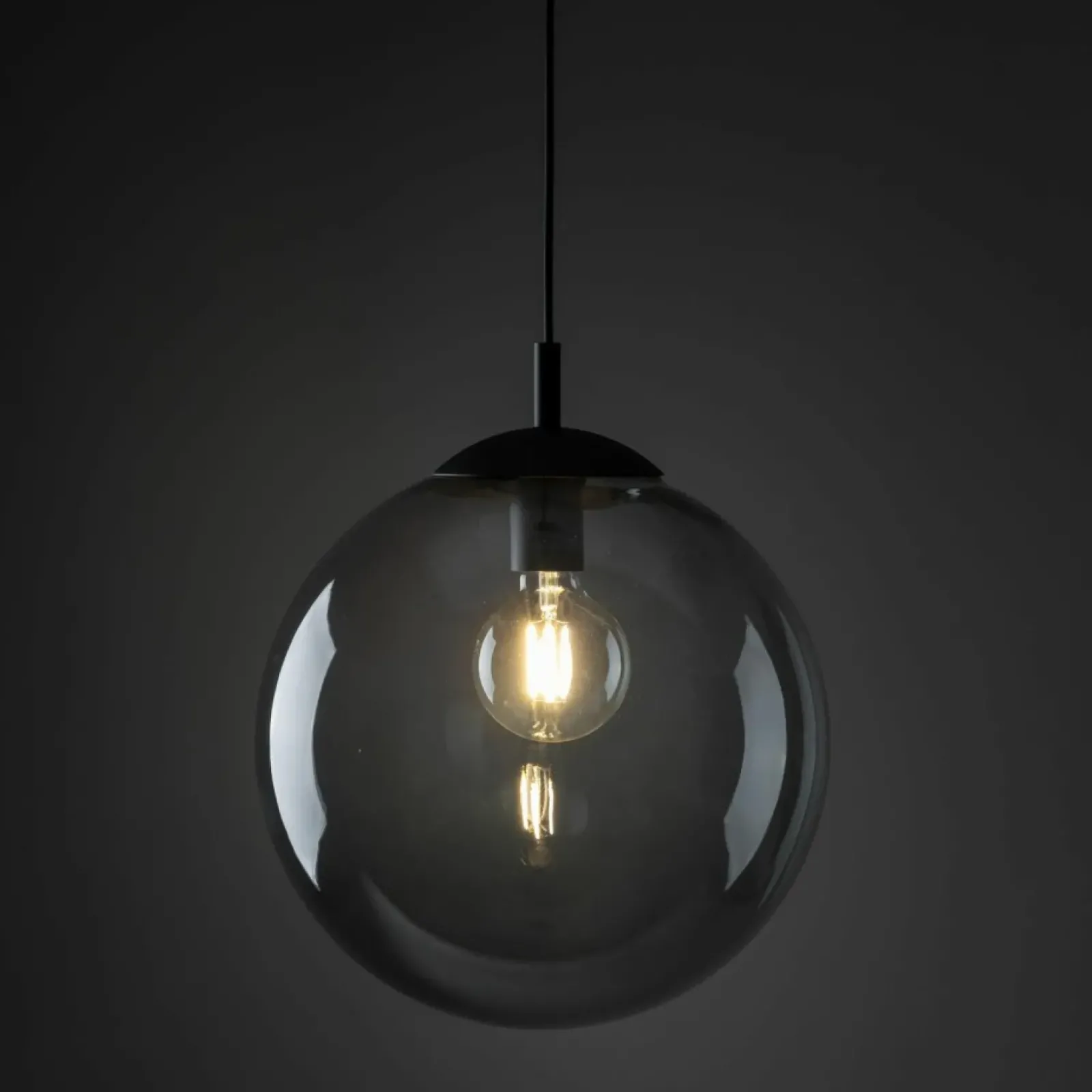 Sklep Kaja Grafitowa, kulista lampa wisząca ⌀35cm TK 5380 ESME GRAPHITE | Kaja Online
