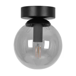 Sklep Kaja Grafitowa lampa sufitowa, klosz o średnicy 14cm K-5363 z serii MEGAN* Plafony Klasyczne|Plafony