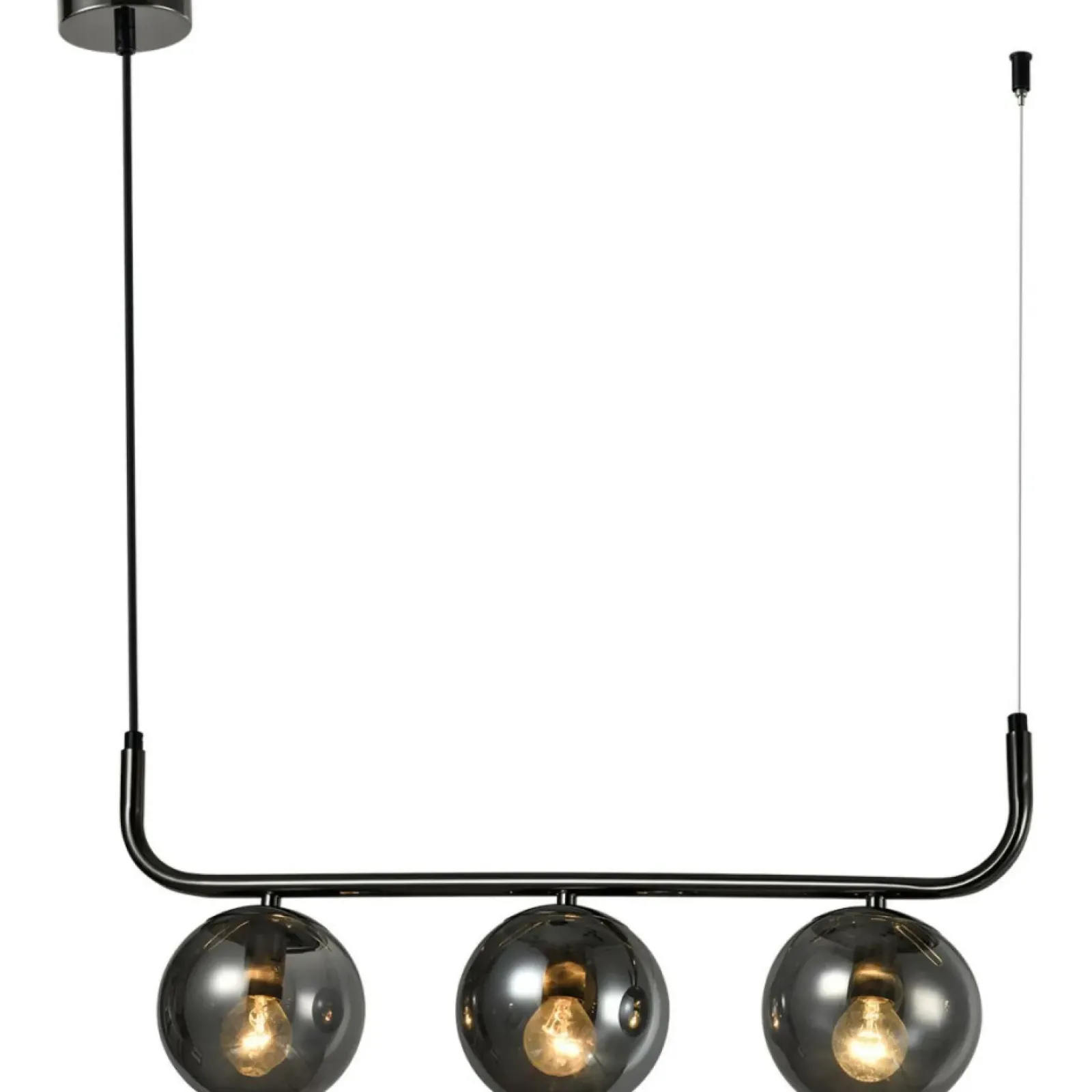 Sklep Kaja Grafitowa lampa z ciemnymi kloszami LP-005/3L GRAFIT ALISA | Kaja Discount