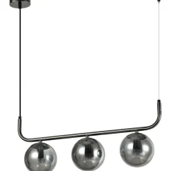Sklep Kaja Grafitowa lampa z ciemnymi kloszami LP-005/3L GRAFIT ALISA | Kaja Discount