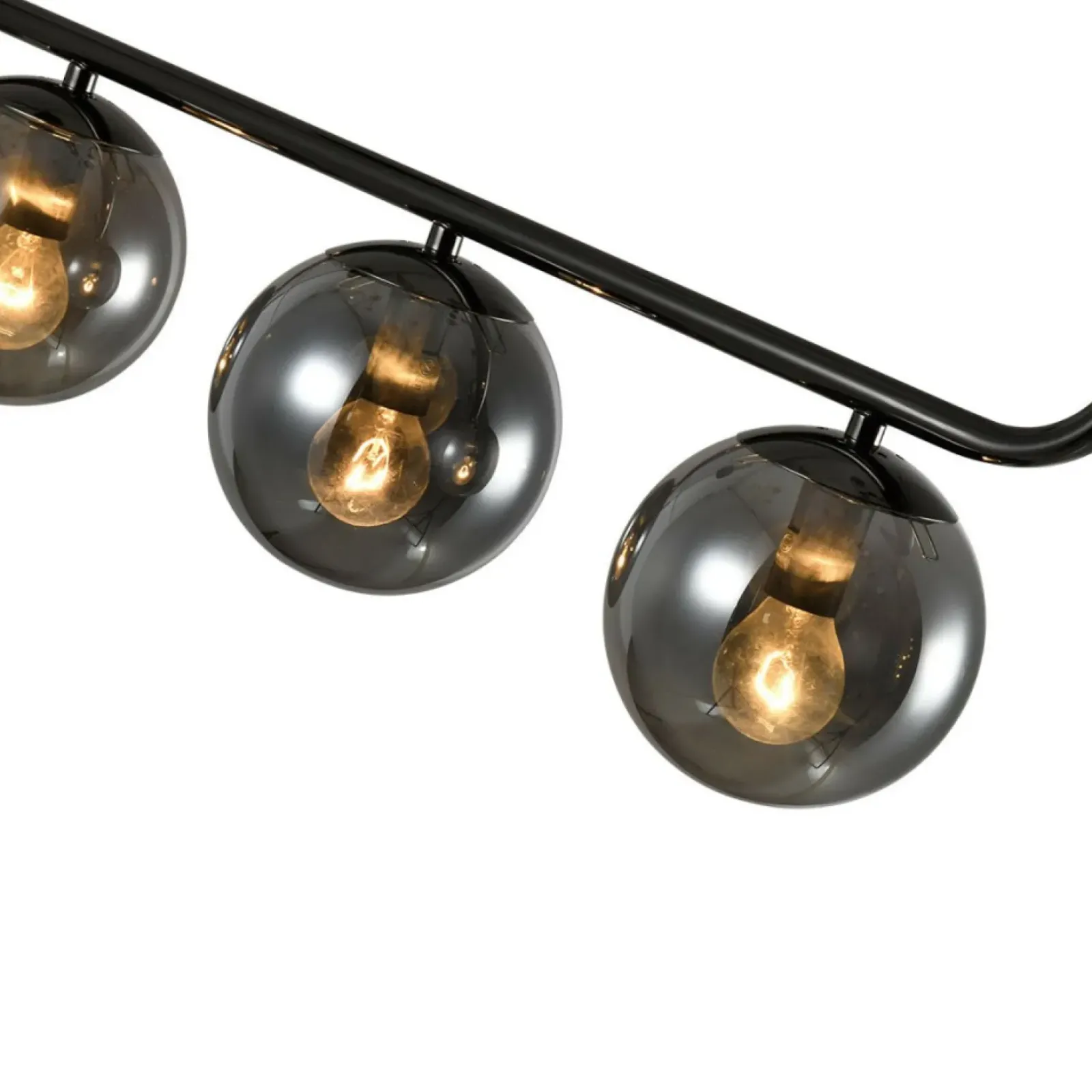 Sklep Kaja Grafitowa lampa z ciemnymi kloszami LP-005/3L GRAFIT ALISA | Kaja Discount