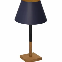 Sklep Kaja Granatowa lampa doa stołu LX 3753 z serii TABLE LAMPS | Kaja* Lampki Stołowe Z Abażurem|Tradycyjne Lampki Stołowe