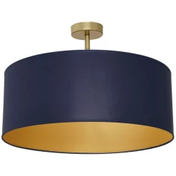 Sklep Kaja Granatowo-złota lampa sufitowa, abażur MLP6457 z serii BEN | Kaja Oświetlenie Shop