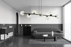 Sklep Kaja Gustowna lampa wisząca z klasycznymi kloszami 874/8 | Kaja Oświetlenie New
