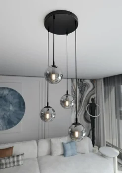 Sklep Kaja Gustowna lampa wisząca z regulacją wysokości 712/4PREM | Kaja Cheap