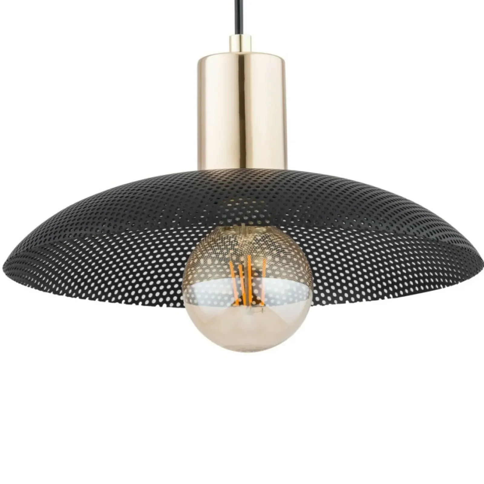 Sklep Kaja Industrialna lampa sufitowa, złote oprawki 1320/1 SPIRIT | Kaja czarny Sale