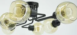 Sklep Kaja Industrialna lampa sufitowa do salonu 3040/6 BL 21QG TANGO | Kaja* Plafony Nowoczesne