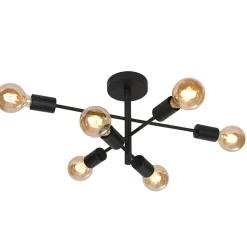 Sklep Kaja Industrialna lampa sufitowa PNC-5679-6-BL ATLANTICO | Kaja Oświetlenie Discount