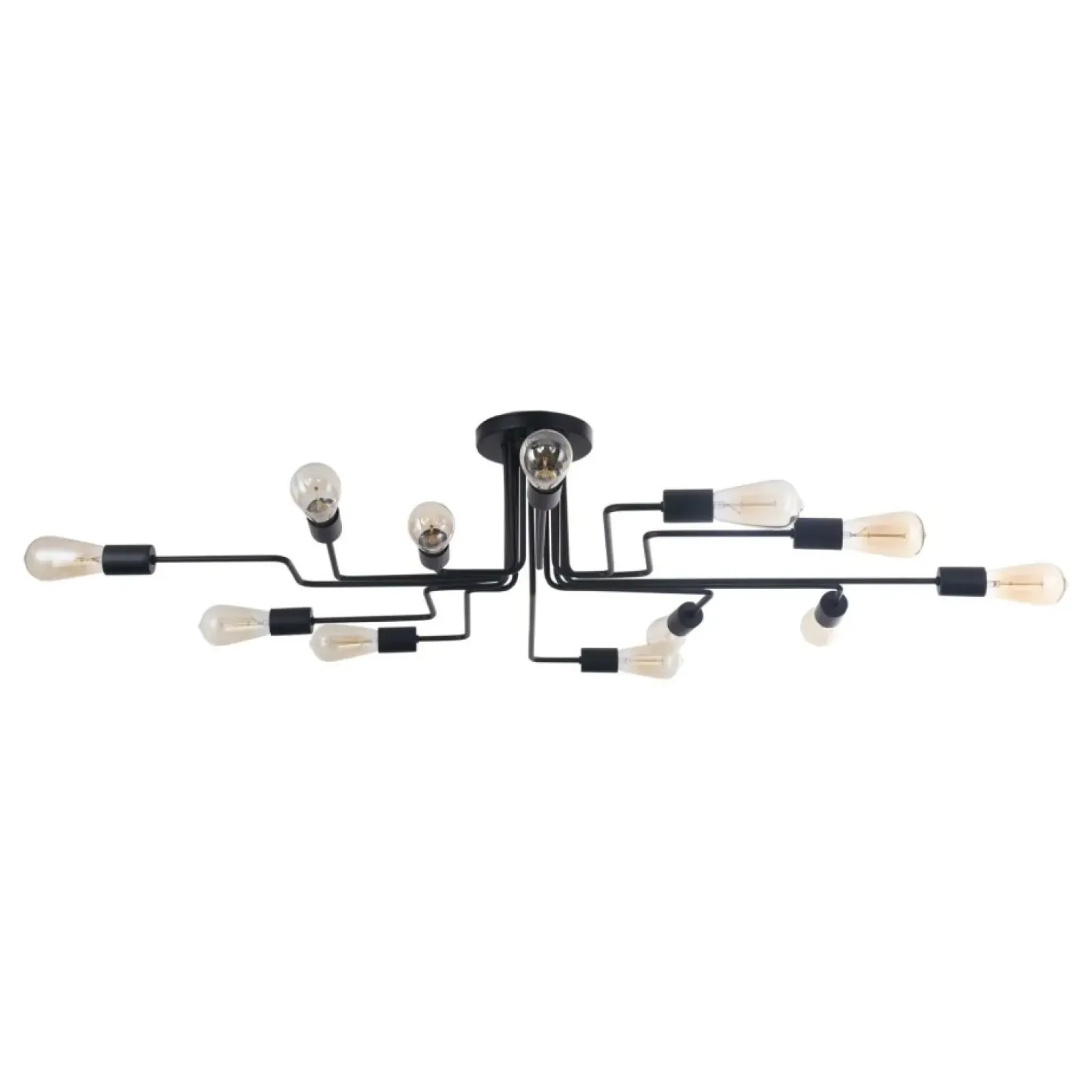 Sklep Kaja Industrialna lampa sufitowa T532CL-12B GILBERT | Kaja Oświetlenie czarny Shop