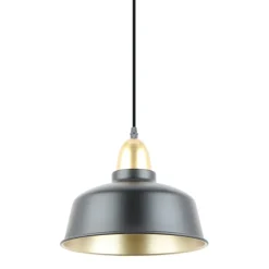 Sklep Kaja Industrialna lampa wisząca, idealna do jadalni A8063-BK z serii MENSA Outlet