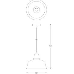 Sklep Kaja Industrialna lampa wisząca, idealna do jadalni A8063-BK z serii MENSA Outlet