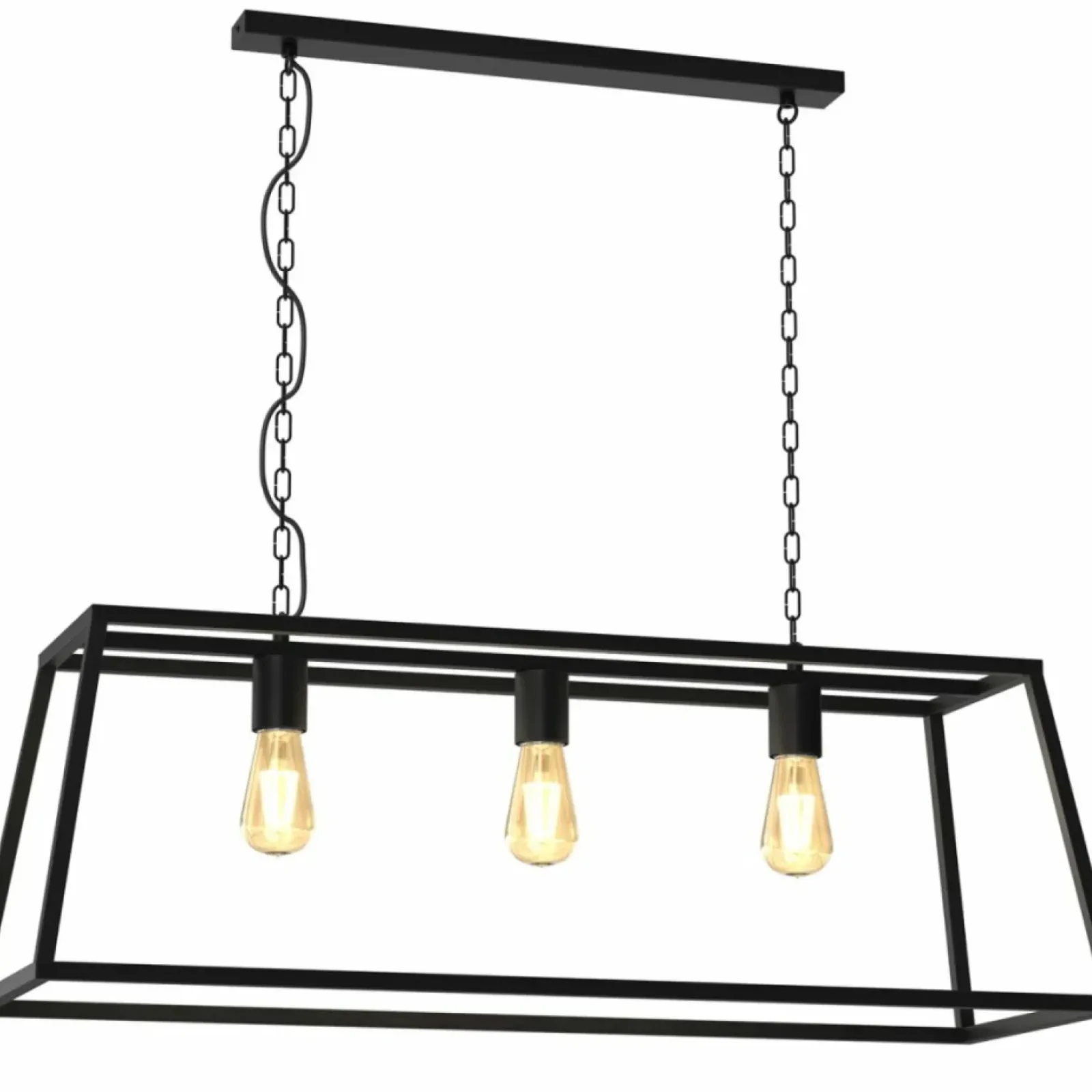 Sklep Kaja Industrialna lampa wisząca nad wyspę LX 6518 FRAME | Kaja Oświetlenie Shop