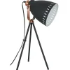 Sklep Kaja Industrialna lampka trójnóg ML-HN2278-B+RC FRANKLIN | Kaja Oświetlenie* Nowoczesne Lampki Stołowe