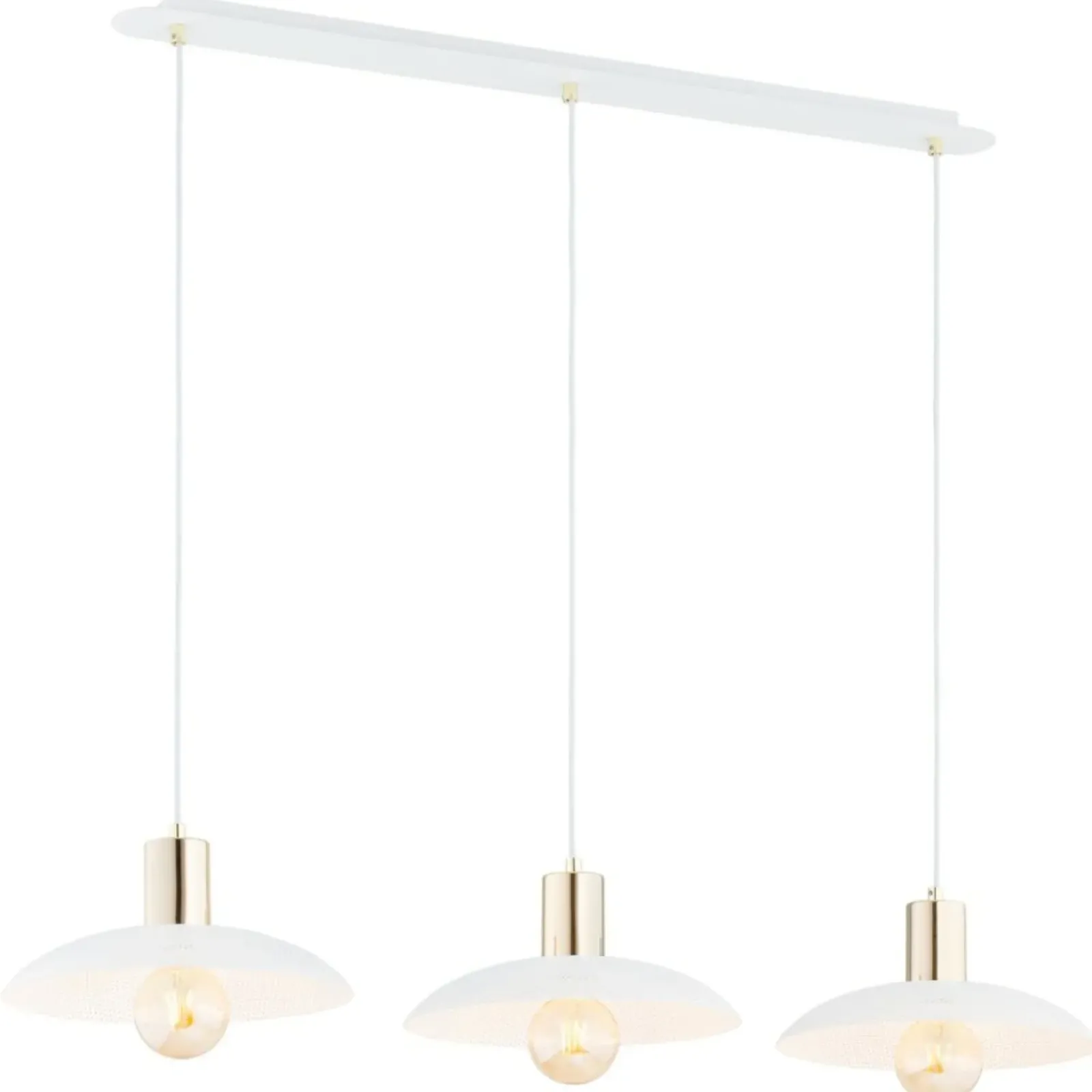 Sklep Kaja Industrialna, metalowa lampa wisząca 1321/3 SPIRIT | Kaja Oświetlenie biały Online