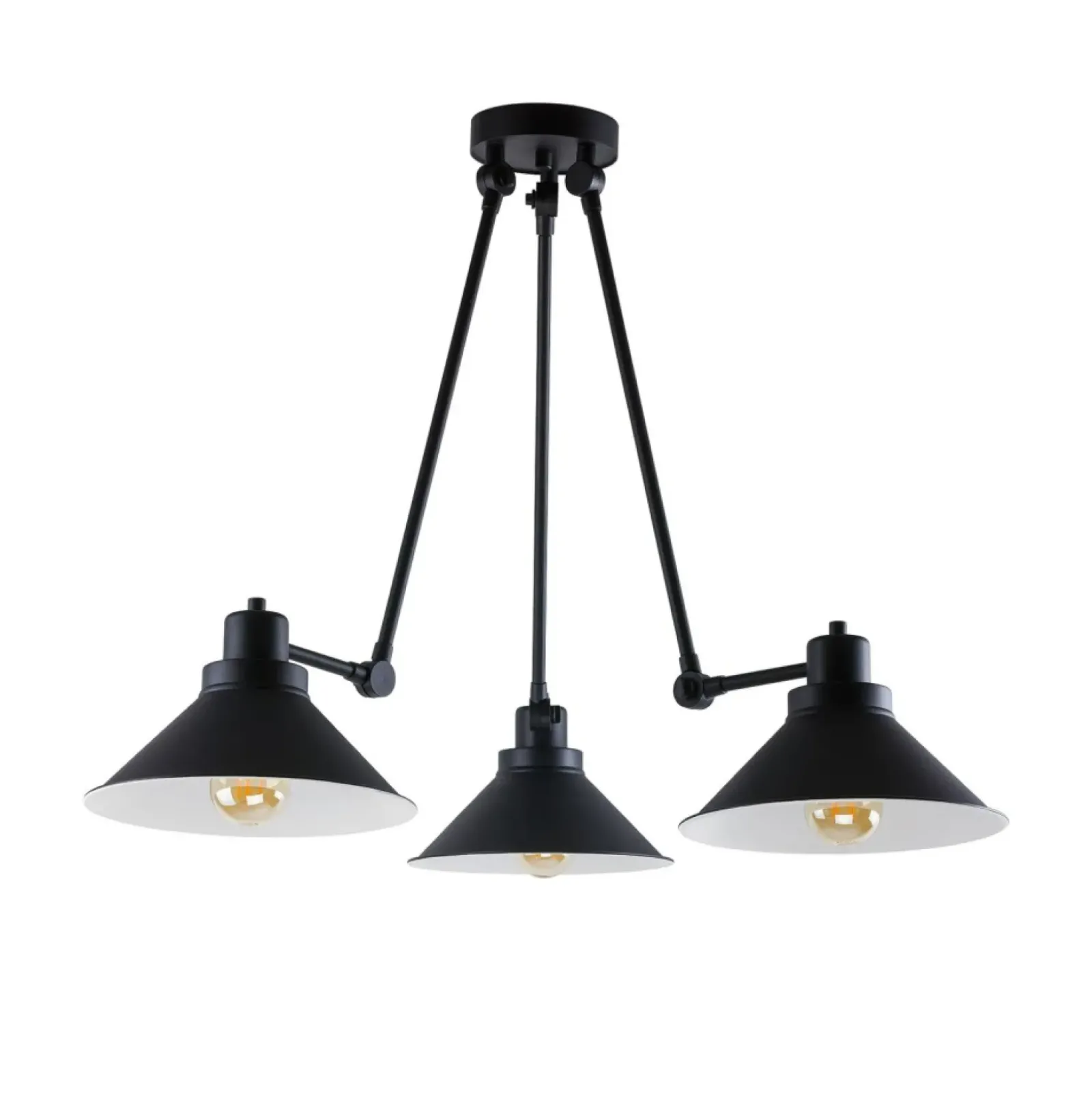 Sklep Kaja Industrialna, regulowana, czarna lampa sufitowa 9142 | Kaja czarny Shop