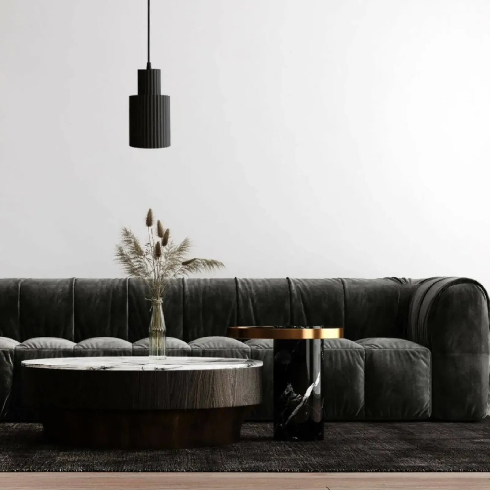 Sklep Kaja Industrialna, wąska, czarna lampa wisząca LP-787/1P L BK z serii TOKIO Best Sale
