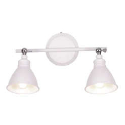 Sklep Kaja Industrialny kinkiet K-8005-2 WH WATSO WHITE | Kaja Oświetlenie* Reflektory Sufitowe Podłużne - Na Listwie