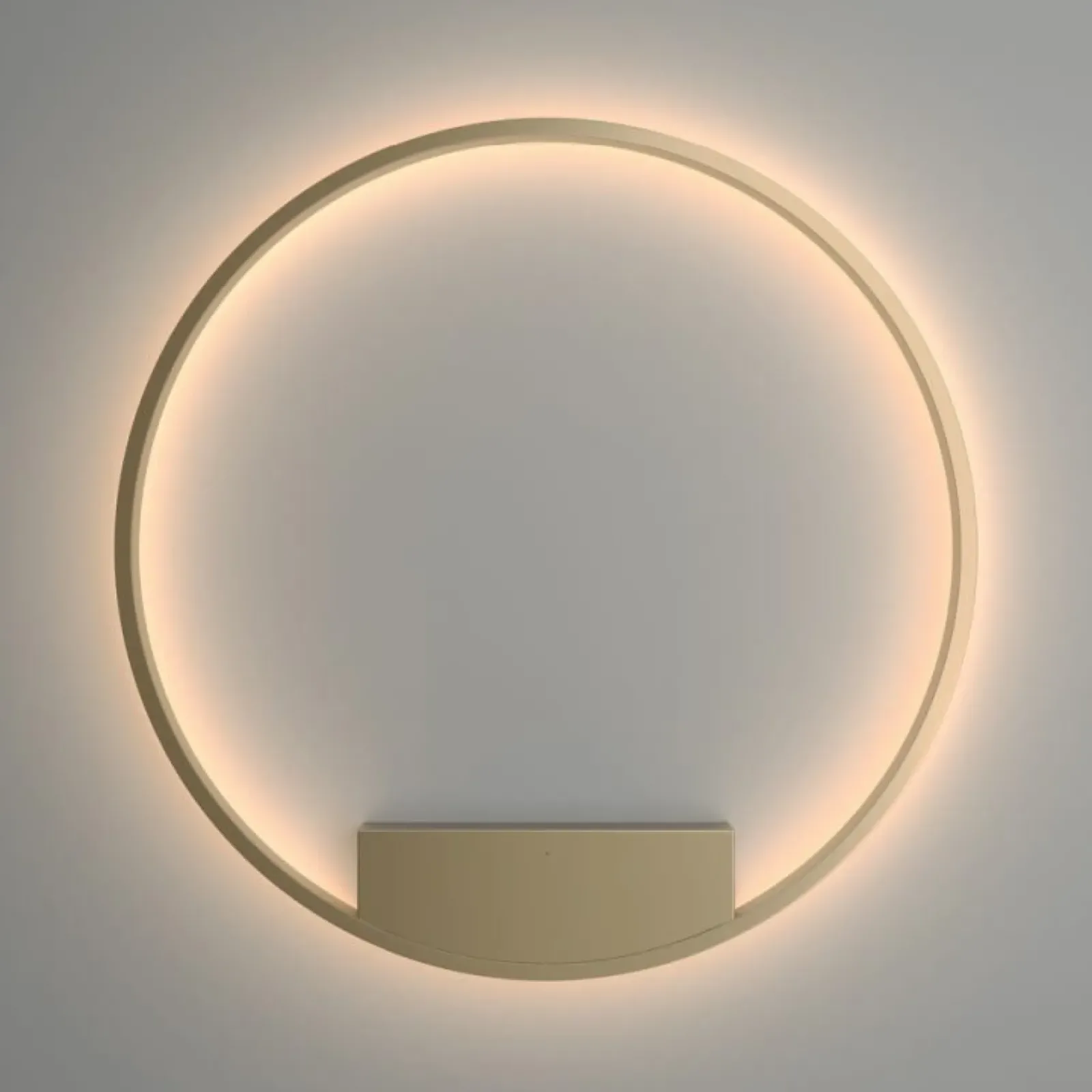 Sklep Kaja Kinkiet ścienny, kolor złoty, okrąg Ø80cm MOD058WL-L50BS3K z serii RIM* Lampy Led