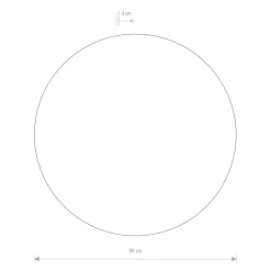 Sklep Kaja Kinkiet ścienny, kształt koła, o średnicy 35 cm 7636 | Kaja* Kinkiety Tradycyjne