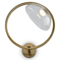 Sklep Kaja Kinkiet ścienny ledowy, złoty okrąg MOD327WL-L5BS3K1 LUNARE* Lampy Led