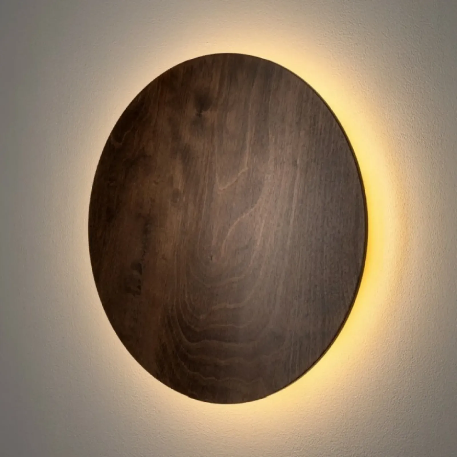 Sklep Kaja Kinkiet drewniana tarcza ⌀35cm 3000K 11291 RING TIMBER LED | Kaja* Lampy Led