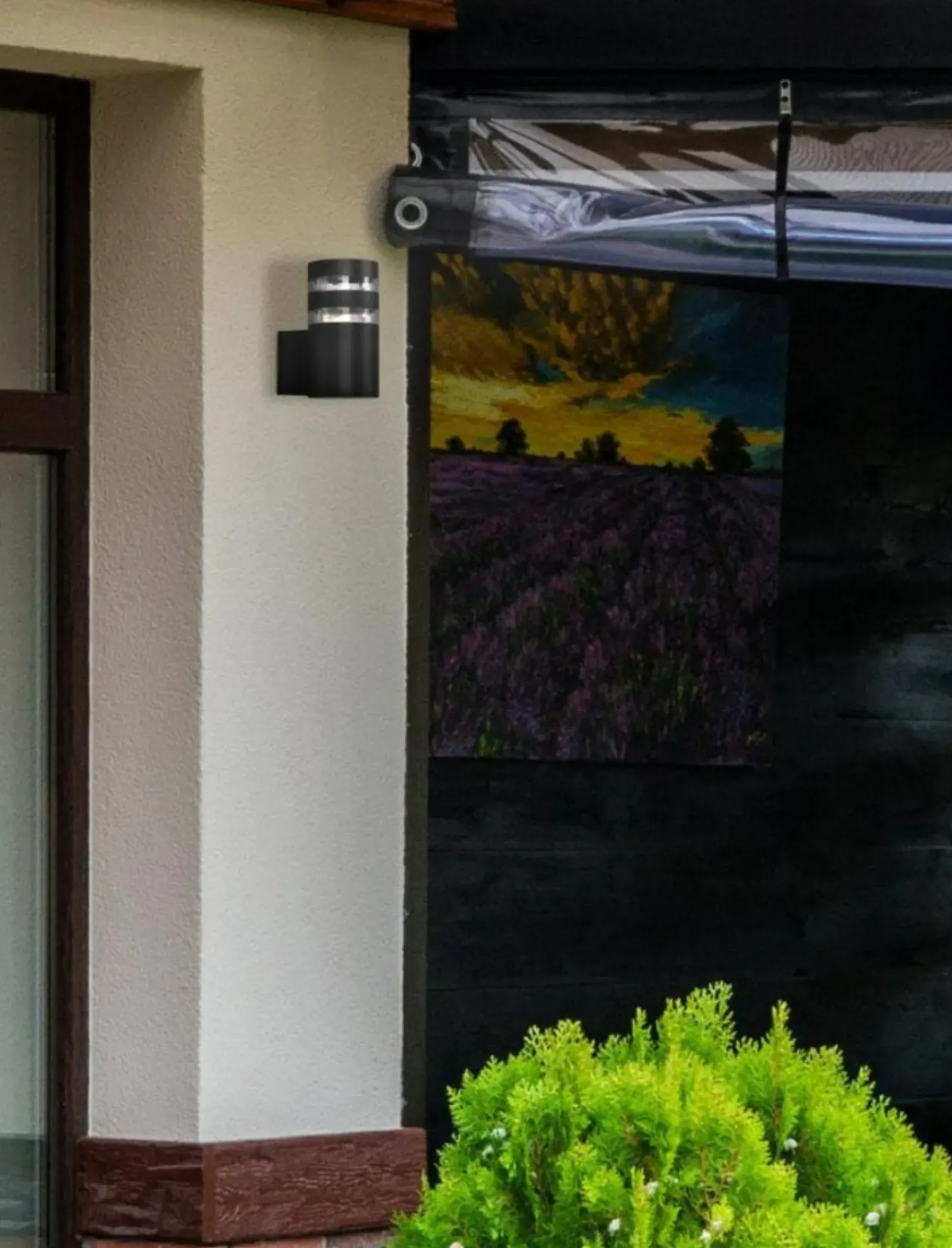 Sklep Kaja Kinkiet elewacyjny o nowoczesnym wyglądzie, na E27 K-8205 z serii SOLIN* Kinkiety Ogrodowe|Kinkiety Zewnętrzne Na Elewacje