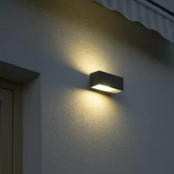 Sklep Kaja Kinkiet elewacyjny z gwintem E27, nad drzwi ZN-K100 z serii ZEN | Kaja Oświetlen* Kinkiety Ogrodowe