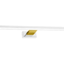 Sklep Kaja Kinkiet nad lustro, ze złotym elementem ML7884 z serii SHINE | Kaja Oświetlenie* Lampy Led