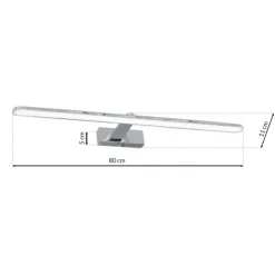 Sklep Kaja Kinkiet obrazowy w kolorze chromu, do łazienki ML5722 z serii SPLASH | Kaja Oświ* Lampy Led