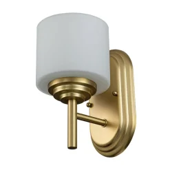 Sklep Kaja Kinkiet, szczotkowany mosiądz FE-MALIBU1-BATH-BB z serii MALIBU* Kinkiety Tradycyjne