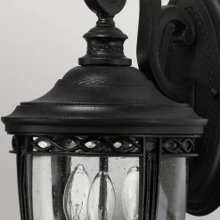 Sklep Kaja Kinkiet w nurcie klasycznym FE-EB2-M-BLK z serii ENGLISH BRIDLE* Kinkiety Ogrodowe