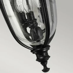 Sklep Kaja Kinkiet w nurcie klasycznym FE-EB2-M-BLK z serii ENGLISH BRIDLE* Kinkiety Ogrodowe