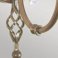 Sklep Kaja Kinkiet świecznik, antyczne złoto AG1-AGED-BRASS z serii AEGEAN* Kinkiety Tradycyjne