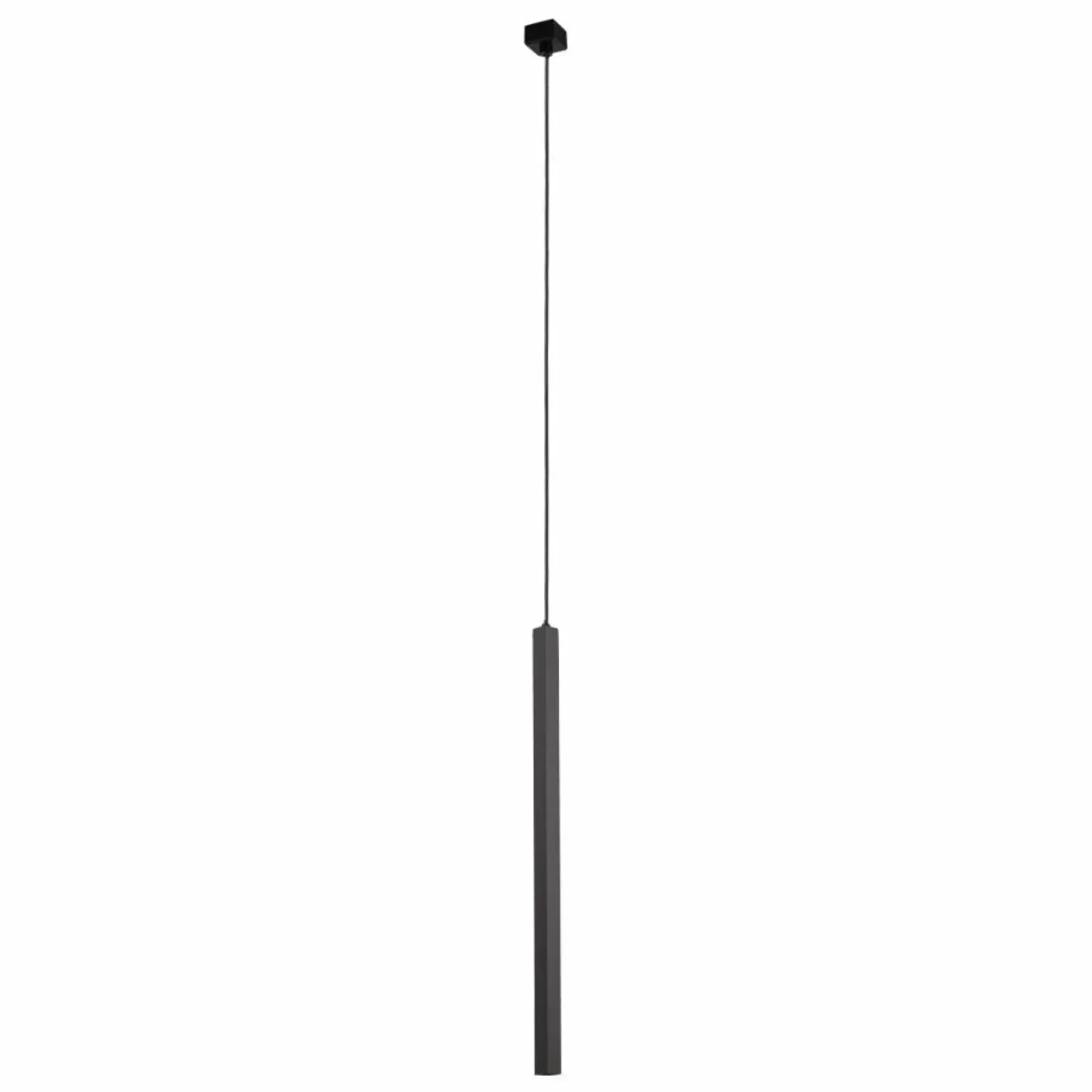 Sklep Kaja Klasyczna, czarna lampa wisząca, wąska tuba ANT 7986 z serii AOMO Best Sale