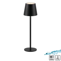 Sklep Kaja Klasyczna, czarna lampka stołowa LED 19250-18 EURIA | Kaja Oświetlenie* Lampki Biurkowe|Lampy Led