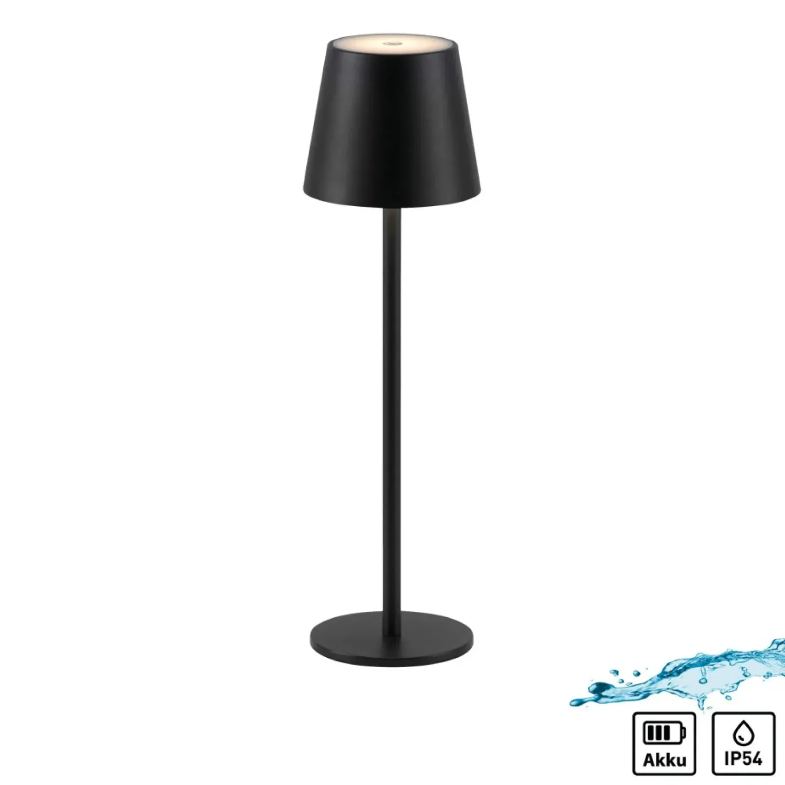 Sklep Kaja Klasyczna, czarna lampka stołowa LED 19250-18 EURIA | Kaja Oświetlenie* Lampki Biurkowe|Lampy Led