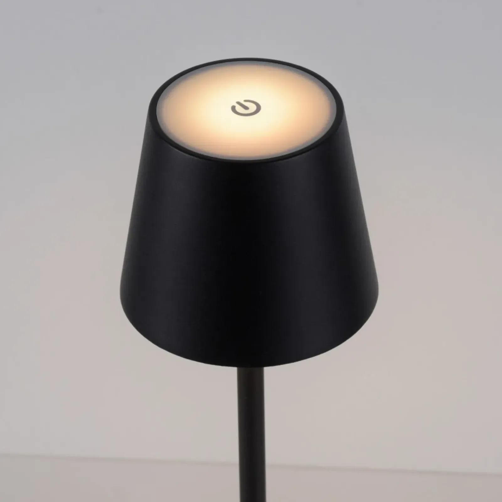 Sklep Kaja Klasyczna, czarna lampka stołowa LED 19250-18 EURIA | Kaja Oświetlenie* Lampki Biurkowe|Lampy Led