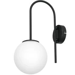 Sklep Kaja Klasyczna lampa ścienna, biały kulisty klosz LX 3193 z serii CAMBRIDGE* Kinkiety Tradycyjne